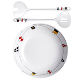 Marine Business Melamine Salad Bowl &amp; Servers - REGATA