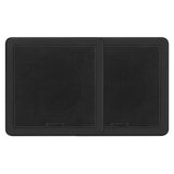 Fusion FM-F77RB FM Series 7.7" Flush Mount Square Marine Speakers - Black Grill - 200W