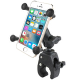 RAM Mount Small Tough-Claw&trade; Base w/Short Double Socket Arm and Universal X-Grip&reg; Cell/iPhone Cradle