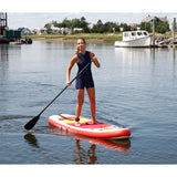 Aqua Leisure 10' Inflatable Stand-Up Paddleboard Drop Stitch w/Oversized Backpack f/Board &amp; Accessories