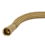 HoseCoil 50' Expandable PRO w/Brass Twist Nozzle &amp; Nylon Mesh Bag - Gold/White