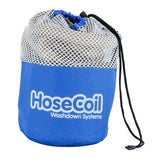 HoseCoil 50' Expandable PRO w/Brass Twist Nozzle &amp; Nylon Mesh Bag - Gold/White
