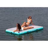 Solstice Watersports 8' x 5' Luxe Dock w/Traction Pad &amp; Ladder