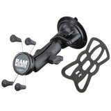 RAM Mount Twist Lock Suction Cup Mount w/Universal X-Grip Cell Phone Holder